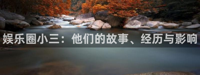 摩根娱乐：娱乐圈小三：他们的故事、经历与影响